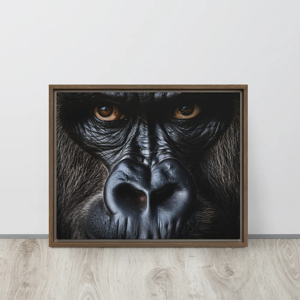Gaze of the Wild: A Gorilla's Portrait