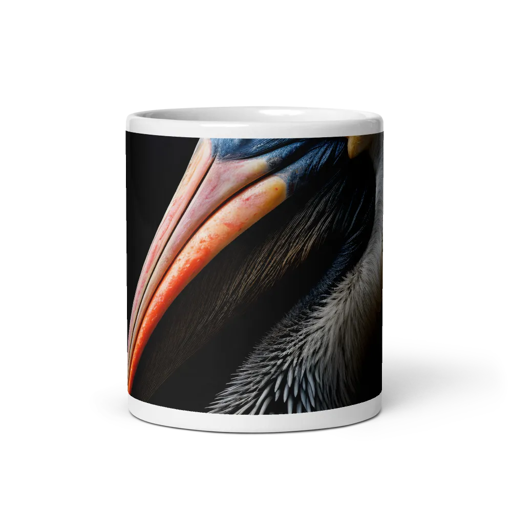 Majestic Portrait of a Pelican | Mugs | Multiple Sizes & Colors