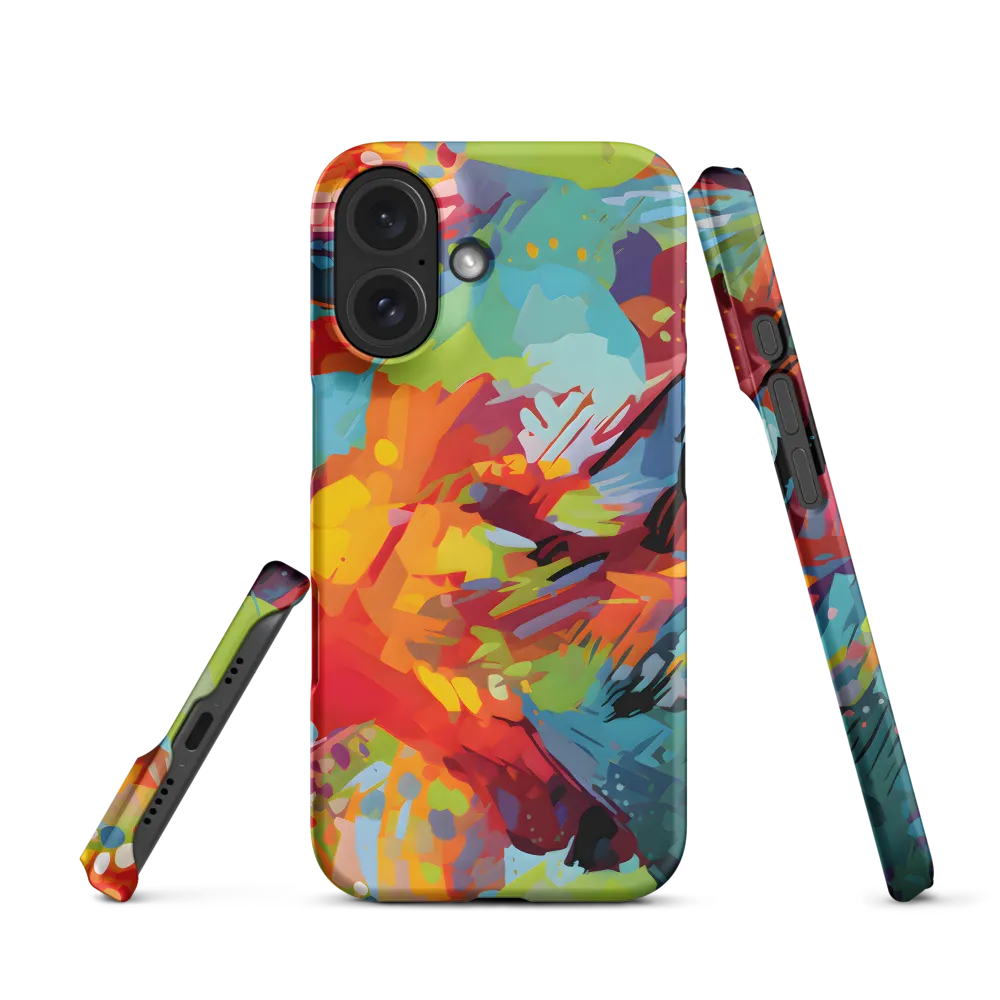 Colorful Lizard: An Abstract Adventure | Phone Case |  16 | Snap Case | Matte