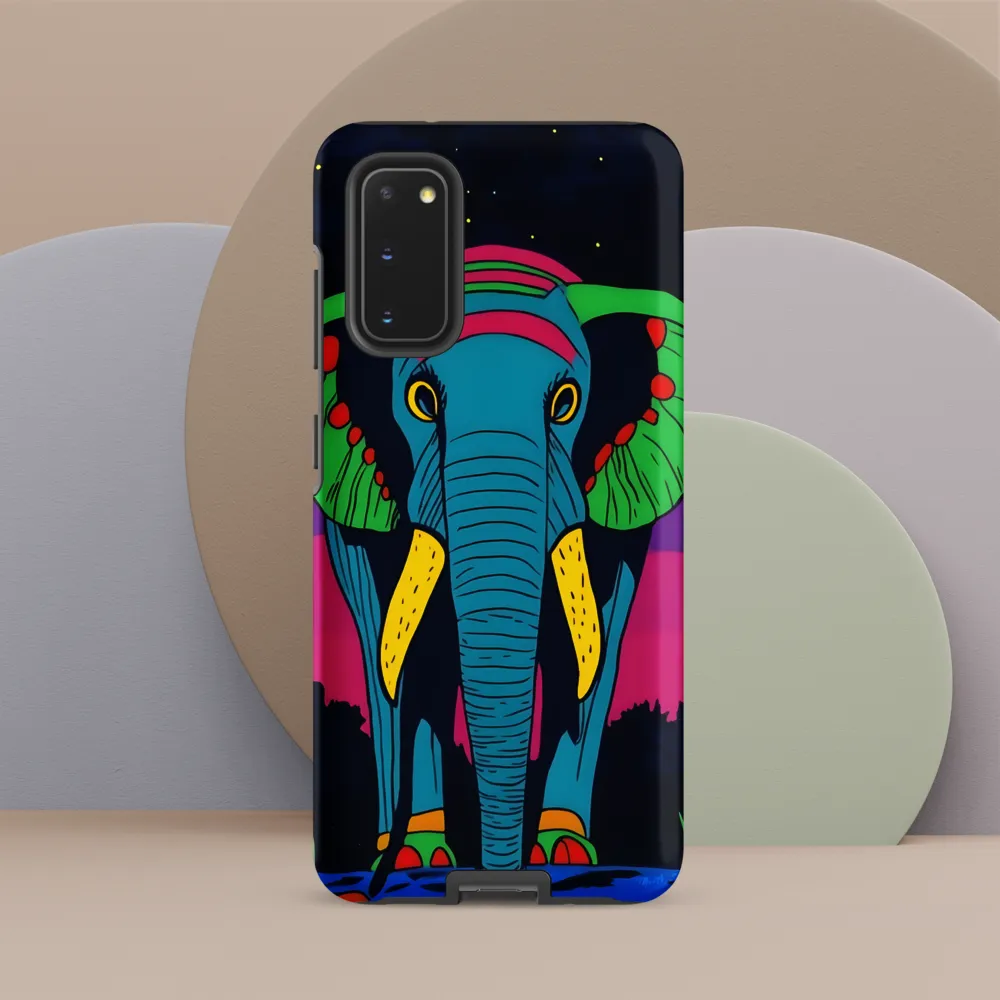 Whimsical Majesty: The Vibrant Elephant