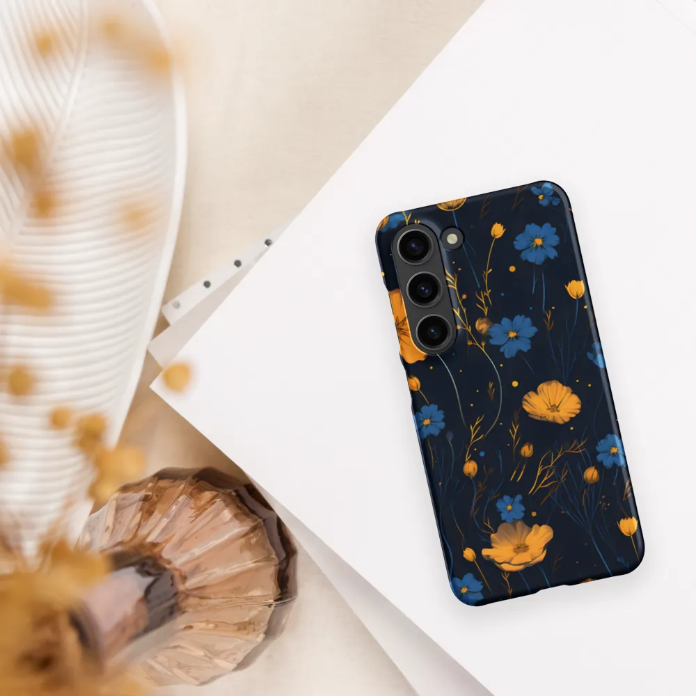 Nocturnal Blossoms | Phone Case |  S23 | Snap Case | Matte