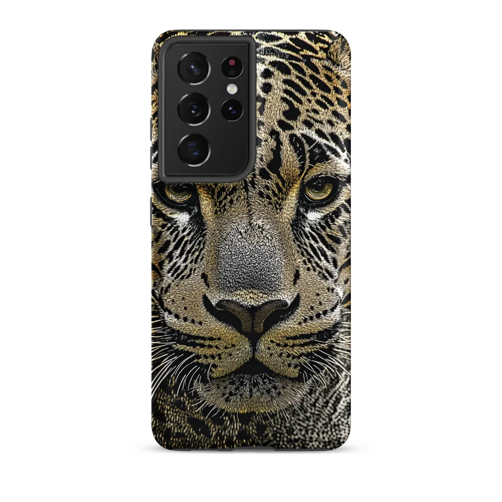 The Majestic Gaze: Portrait of a Leopard