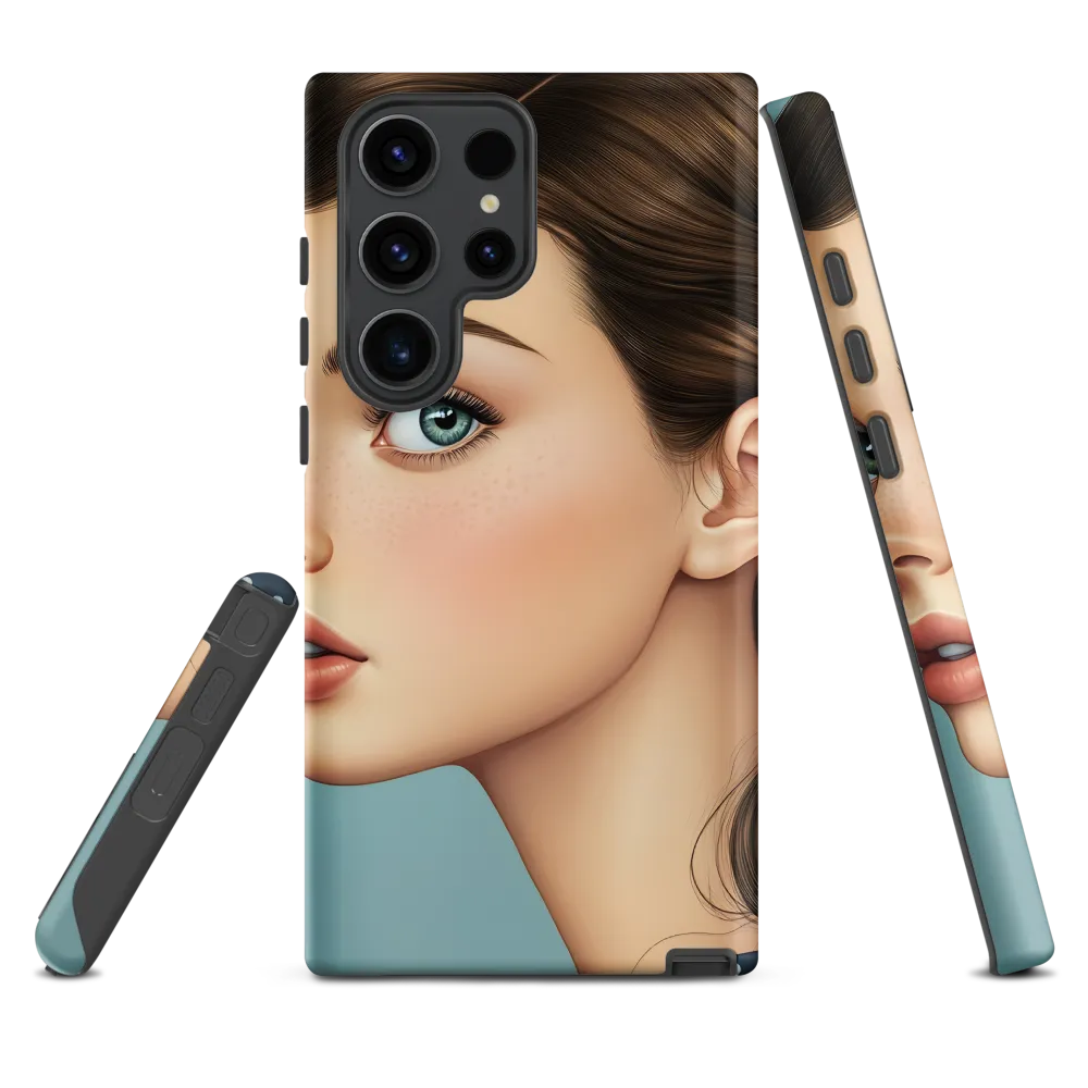 Captivating Gaze: A Modern Portrait
