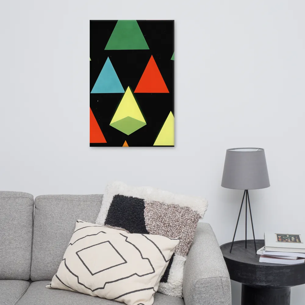 Geometric Harmony in Color | Canvas | 24″×36″