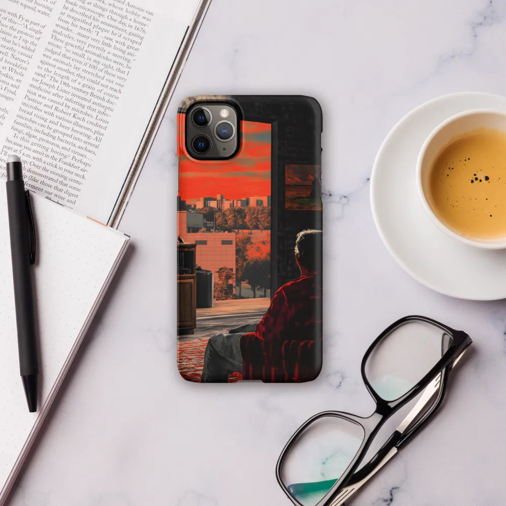 Gaze into the Ember Horizon | Phone Case |  11 Pro Max | Snap Case | Matte