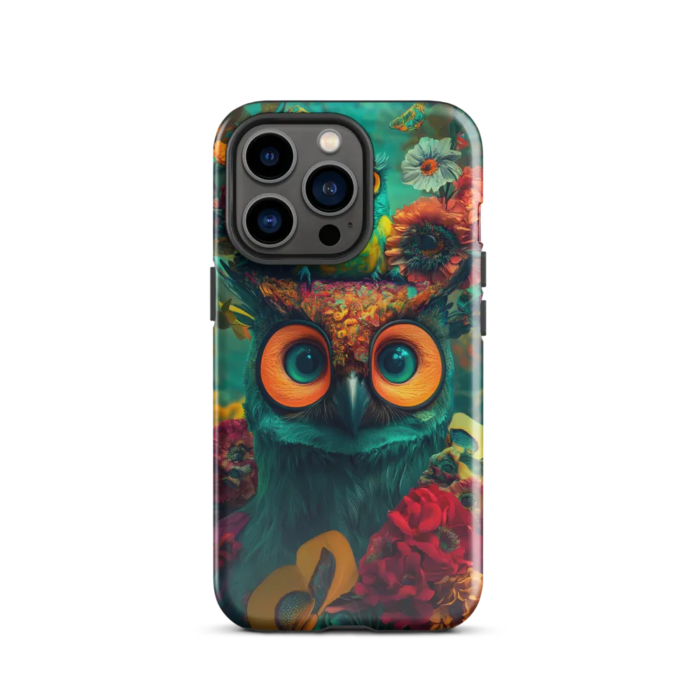 Majestic Harmony: The Floral Owl