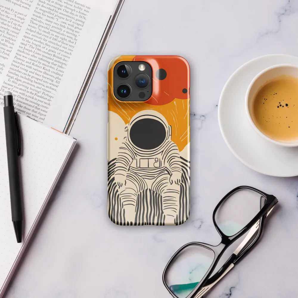 Astronaut in Cosmic Thoughts | Phone Case |  16 Pro Max | Snap Case | Glossy