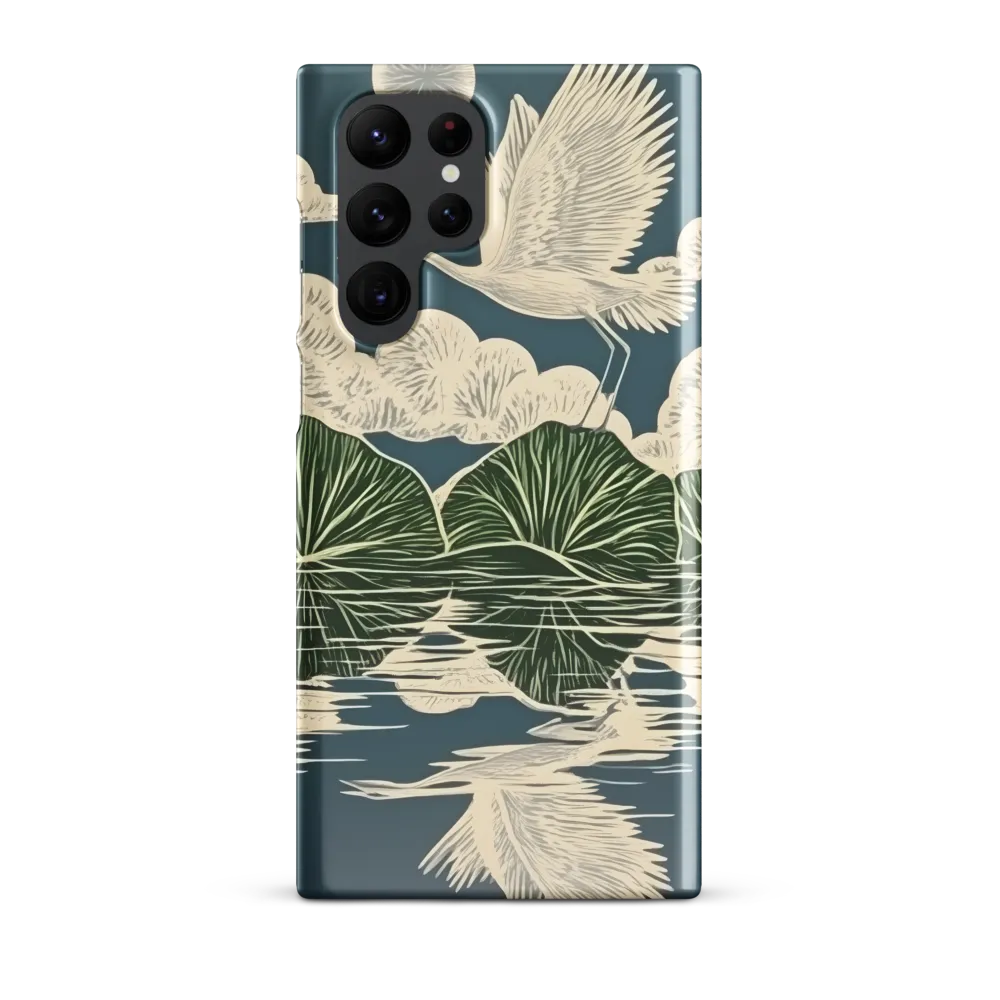 Ethereal Flight Over Water Lilies