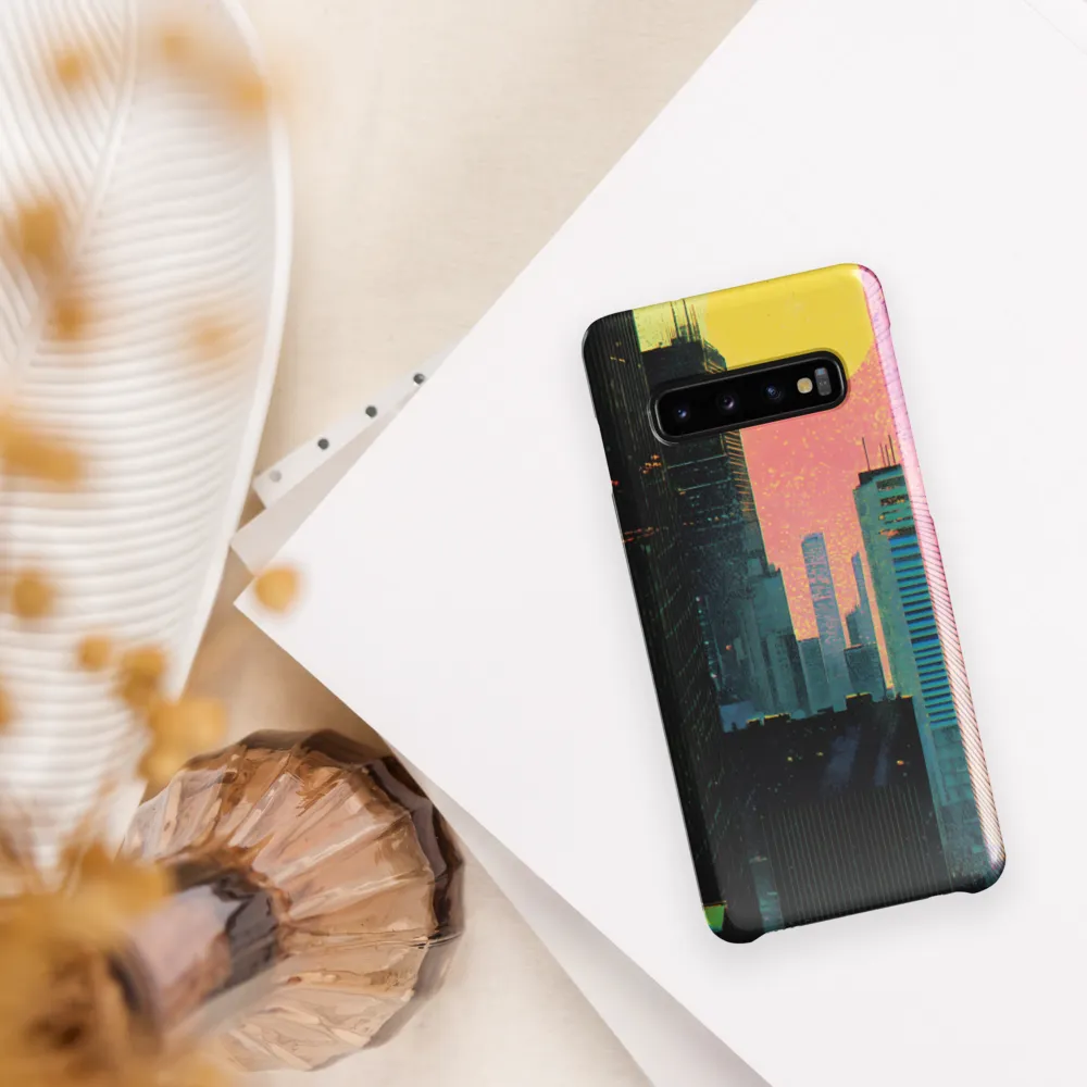 Nostalgic Urban Dreamscape | Phone Case |  S10 | Snap Case | Glossy