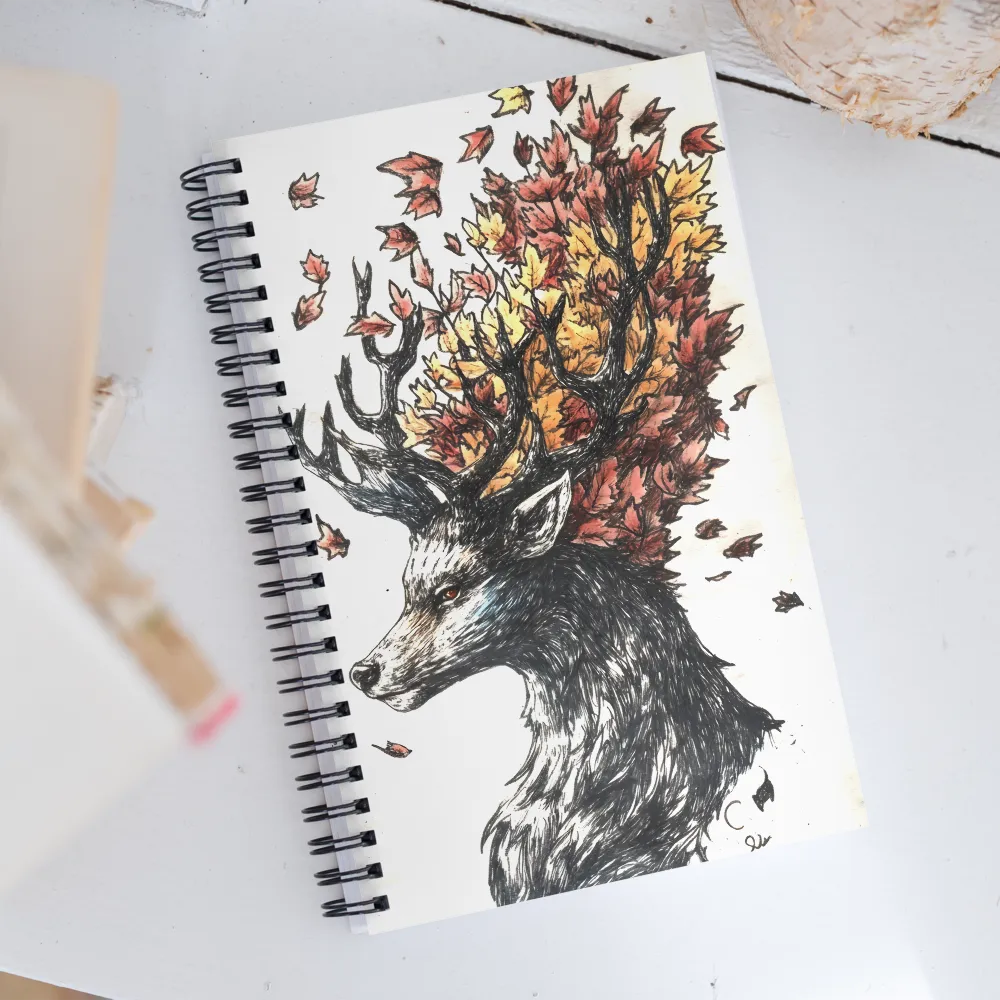 Whispers of Autumn | Spiral Notebook