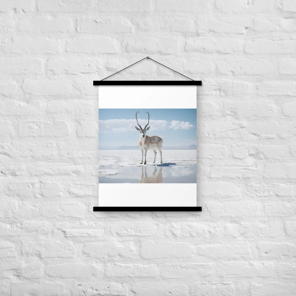 Reflection of Serenity | Poster With Black Wood Hanger | 18″×24″