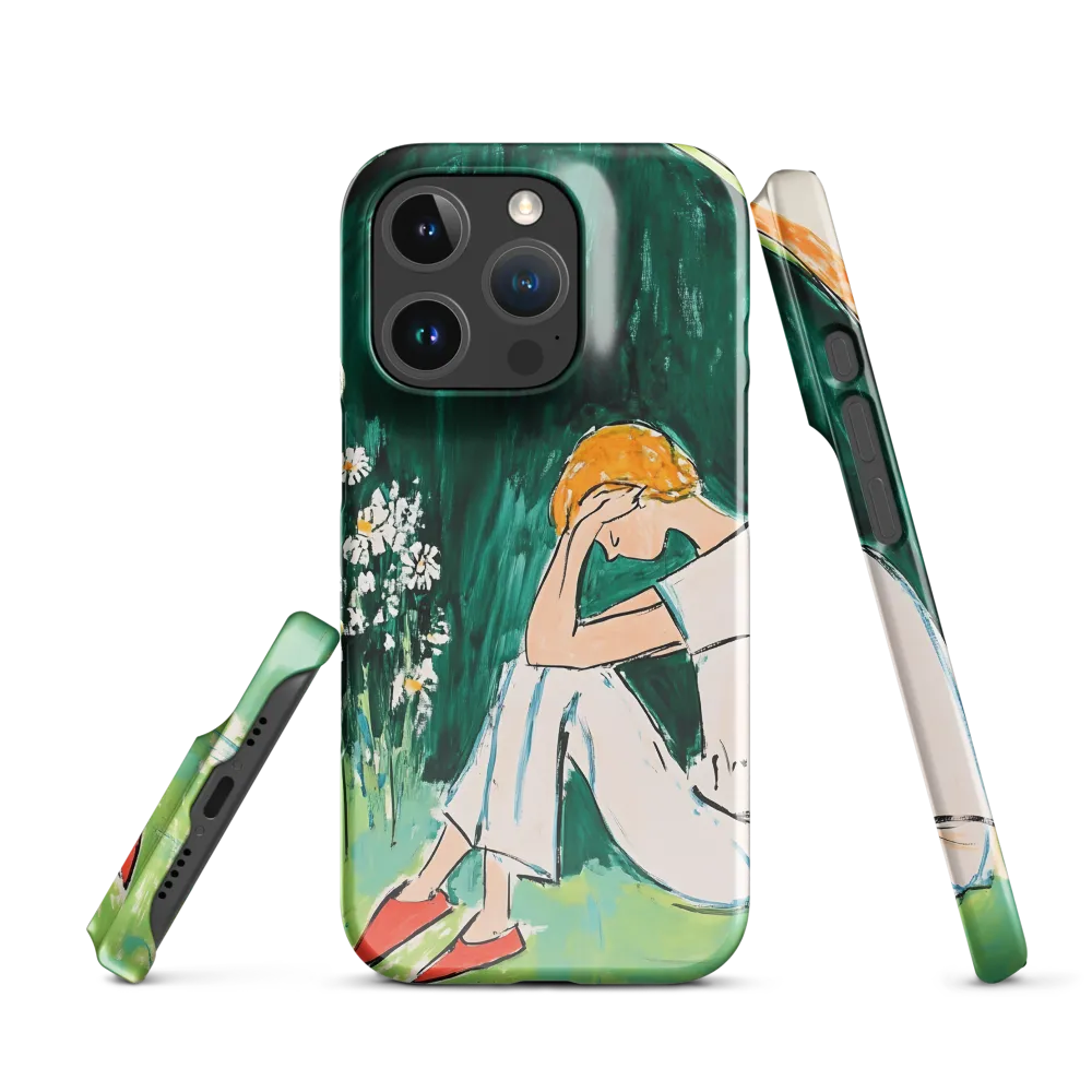 Silent Sorrow | Phone Case |  16 Pro | Snap Case | Glossy