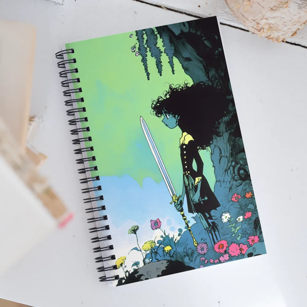 The Enchanted Blade | Spiral Notebook