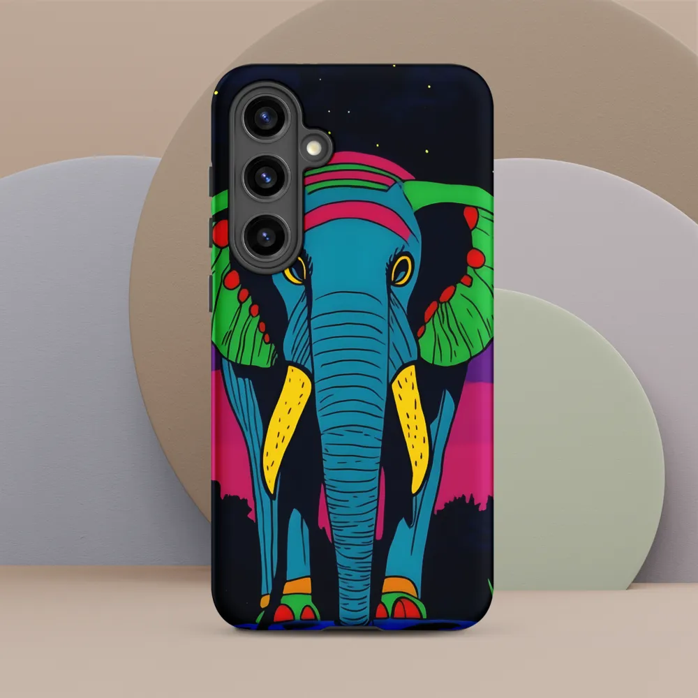 Whimsical Majesty: The Vibrant Elephant