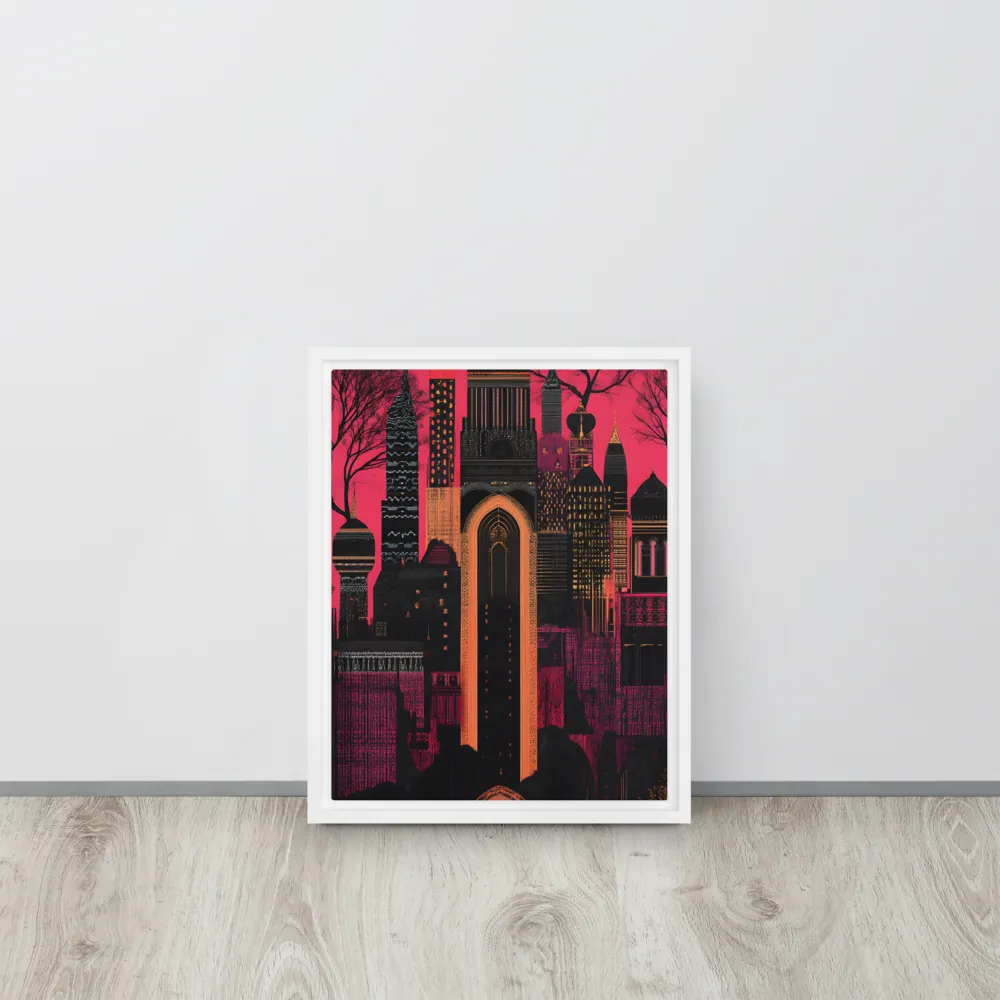 Urban Reverie | Canvas with White Frame | 11″×14″