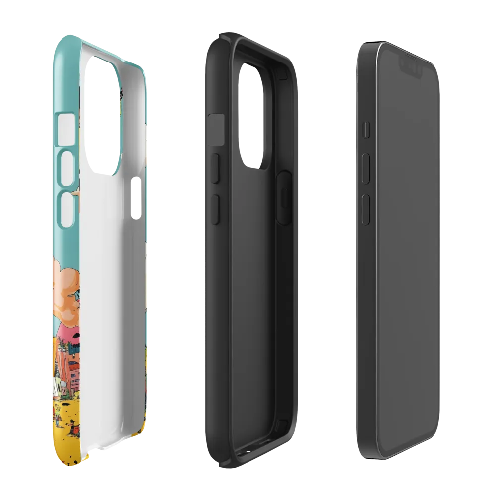 Urban Fantasia: A Whimsical Encounter | Phone Case |  13 Pro | Tough Case | Glossy