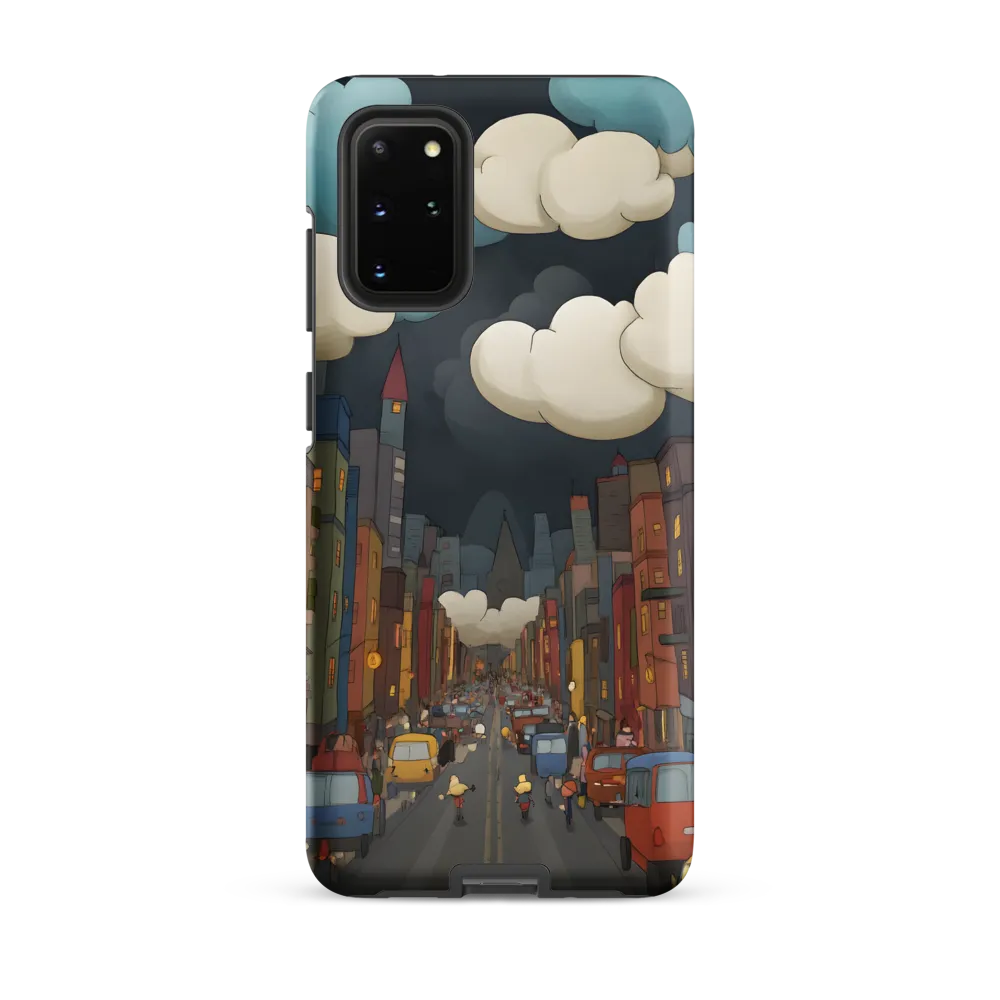 Urban Symphony: A City Awakens at Dusk | Phone Case |  S20 Plus | Tough Case | Matte
