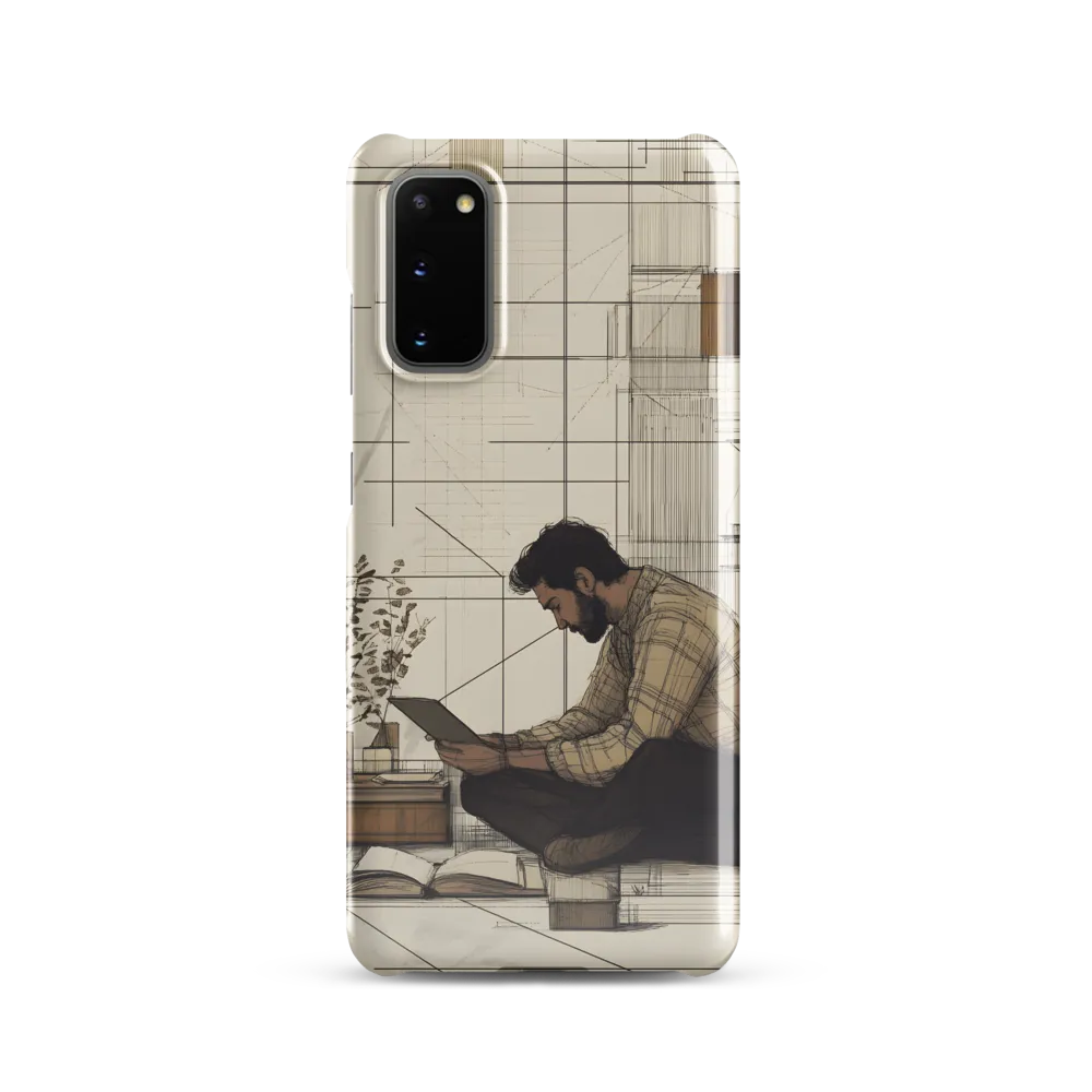 Quiet Reflections in Line | Phone Case |  S20 | Snap Case | Glossy