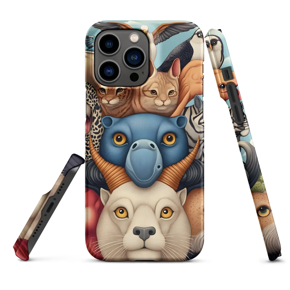 Harmonious Echoes of Wildlife | Phone Case |  14 Pro Max | Snap Case | Matte