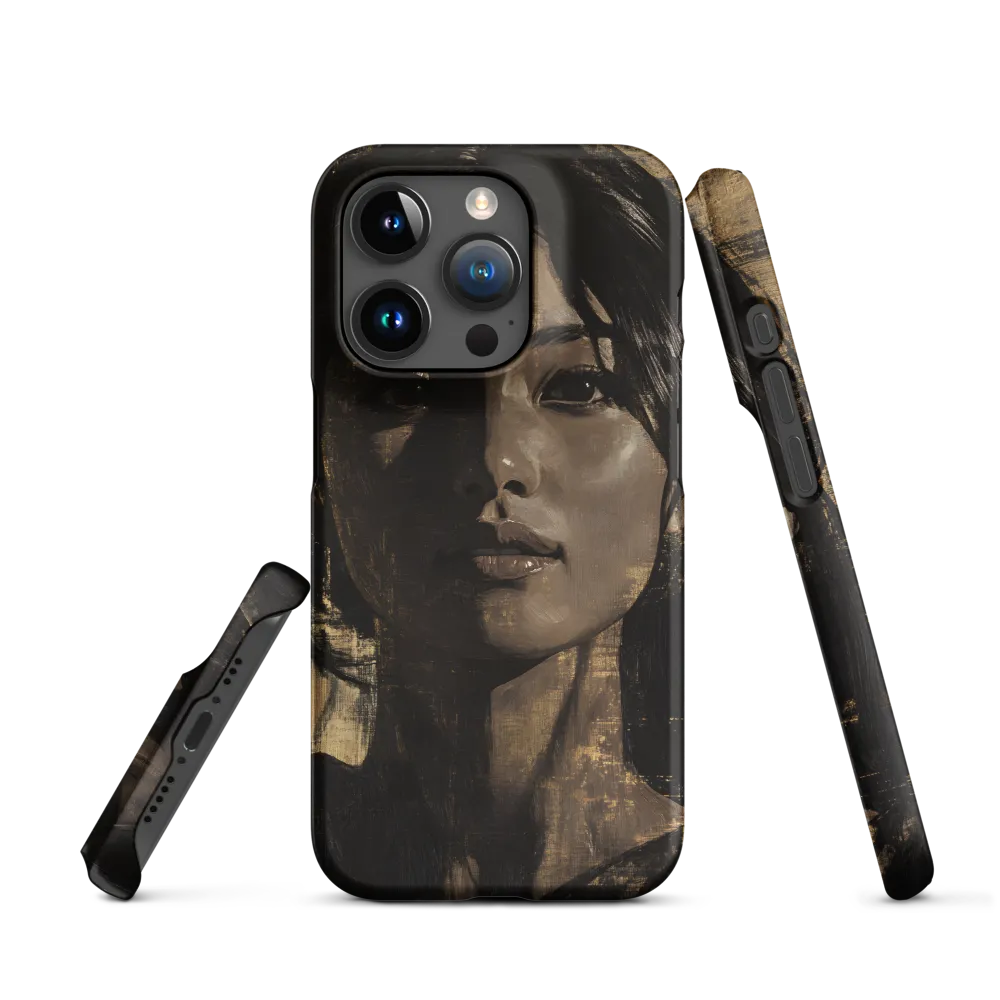 Golden Gaze: A Contemporary Portrait