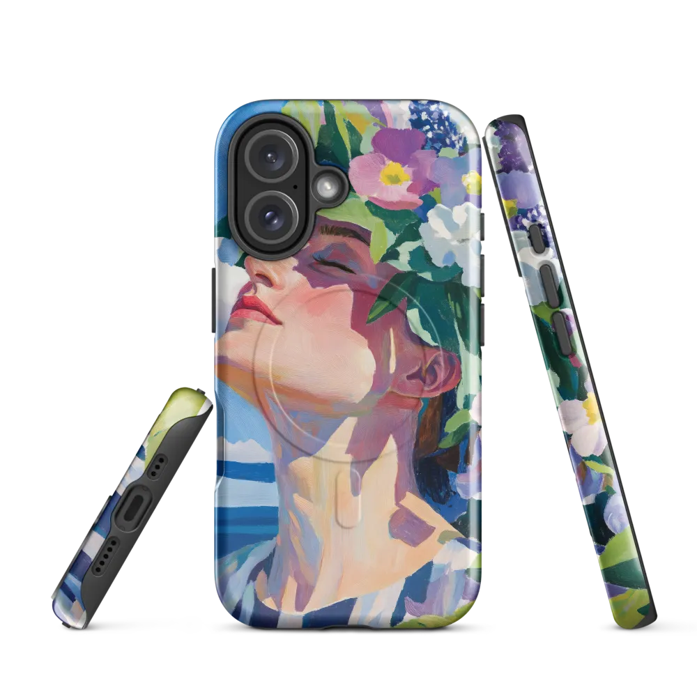 Blossom of Serenity | Phone Case |  16 | MagSafe® Tough Case | Glossy