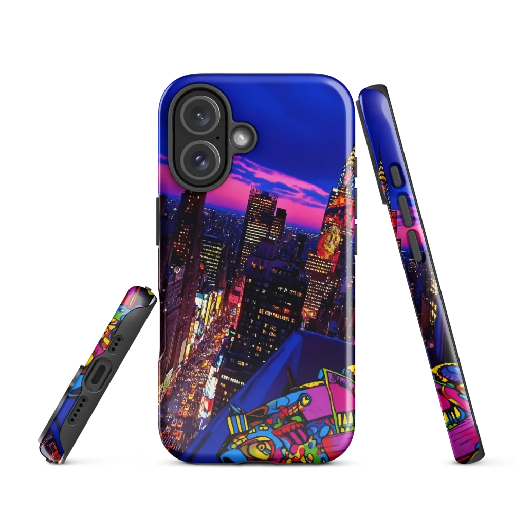 Neon Twilight: A City in Vibrance
