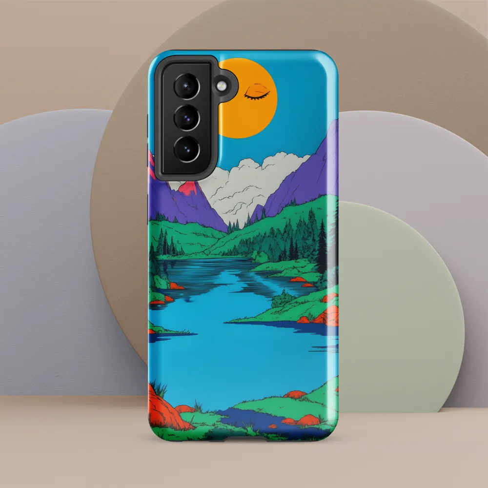 Whimsical Serenity in Vibrant Colors
