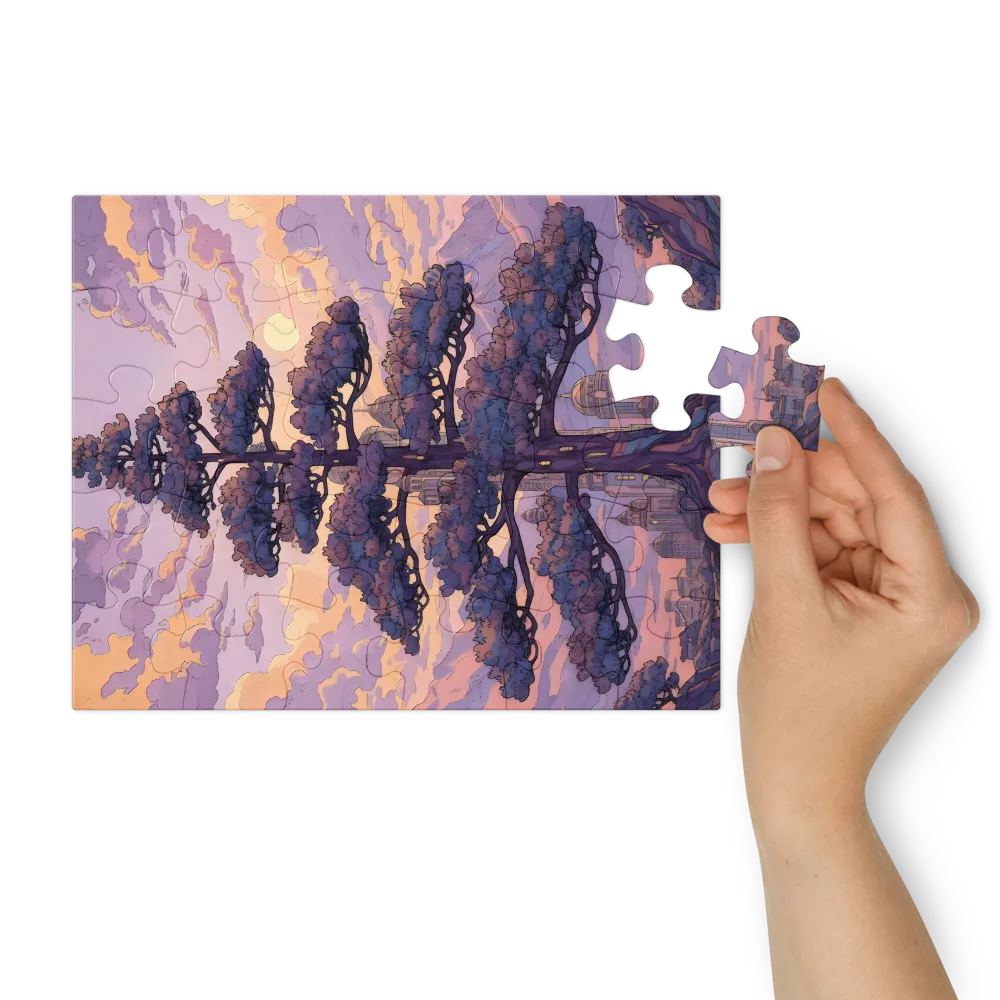 Tree of the City 
 Jigsaw Puzzle in Tin Box