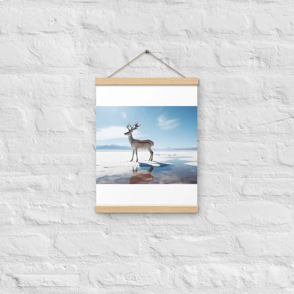 Majesty in Reflection | Poster With Oak Wood Hanger | 12″×16″