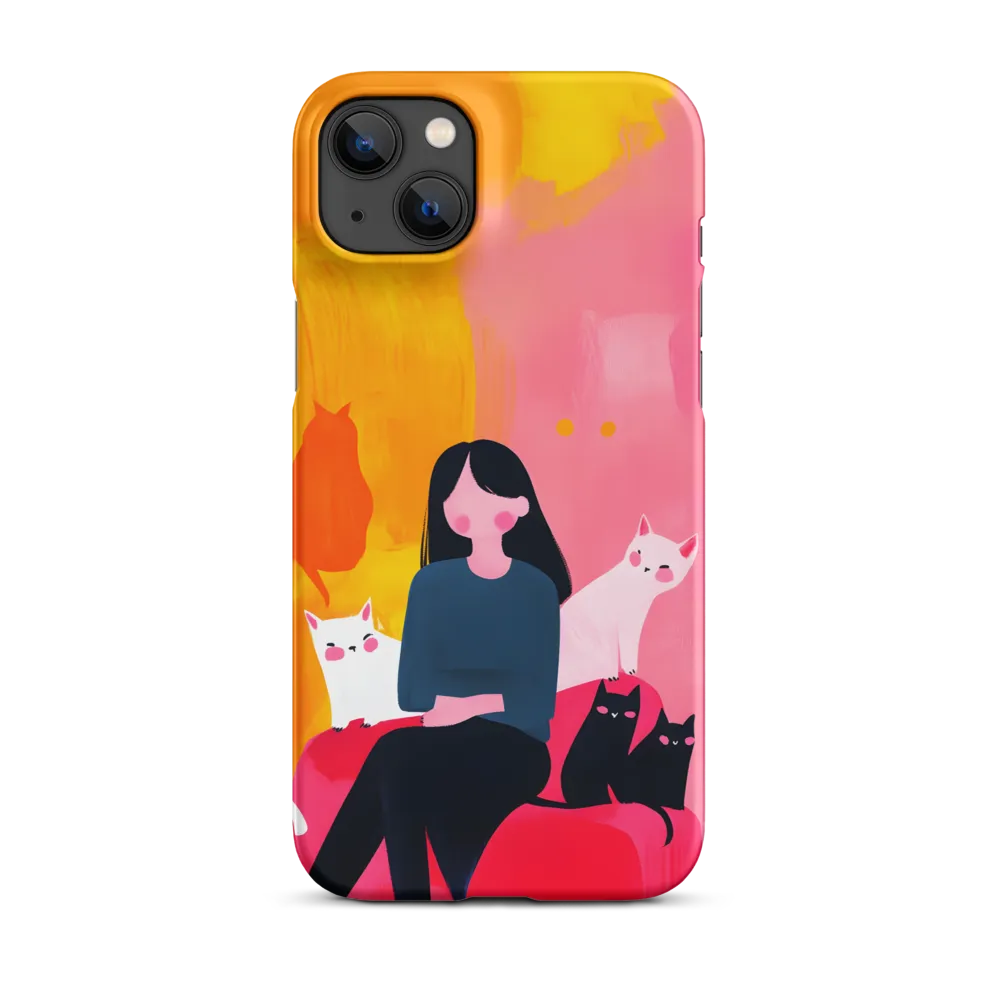 Whimsy in Feline Company | Phone Case |  14 Plus | Snap Case | Matte