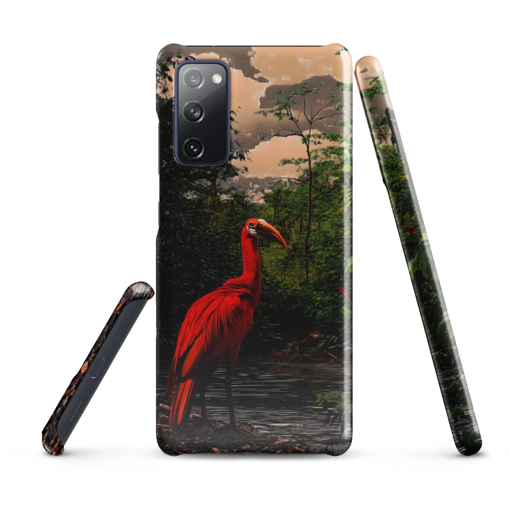 Enigmatic Elegance: The Scarlet Observer