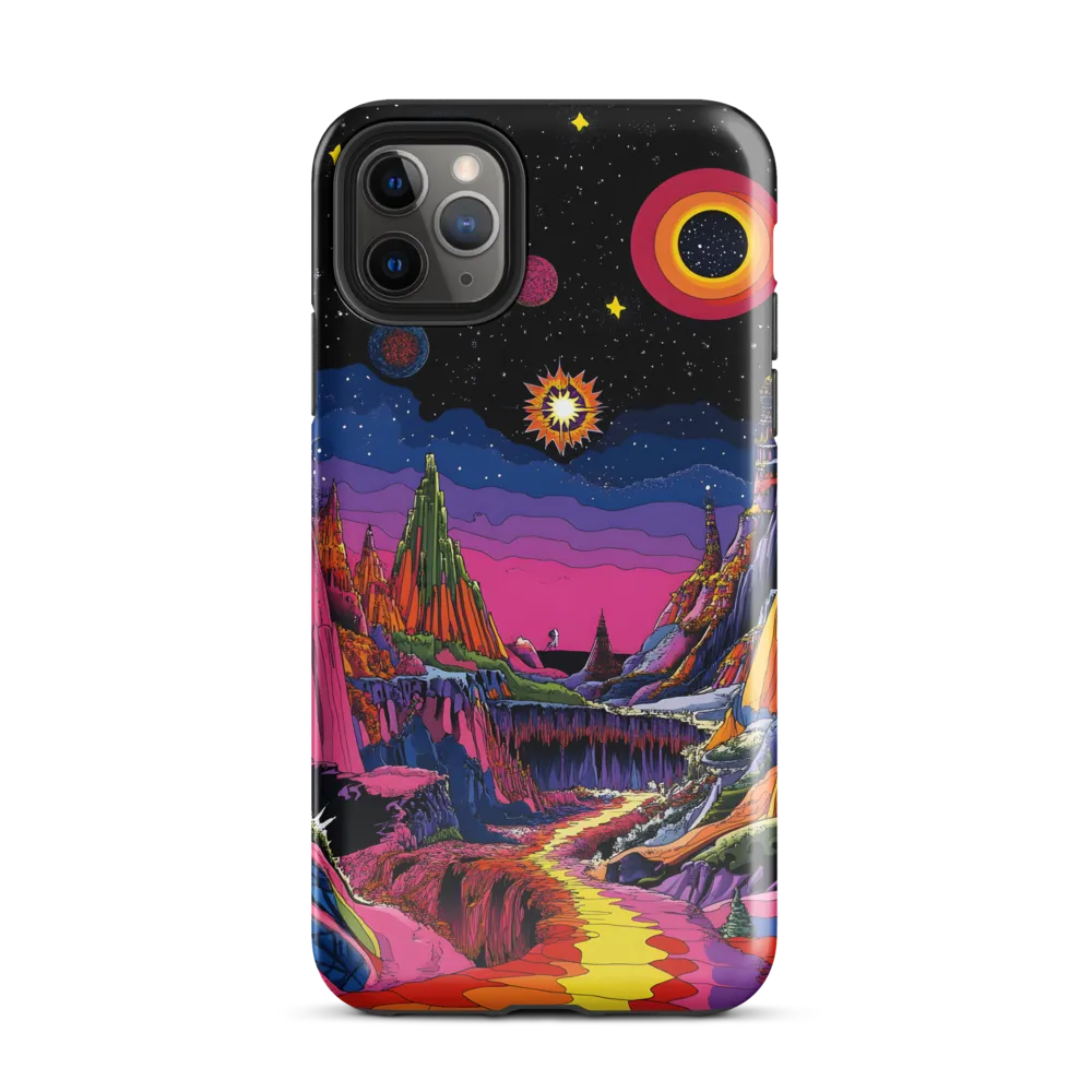 Galactic Wonders: A Journey Through an Alien Landscape | Phone Case |  11 Pro Max | Tough Case | Glossy