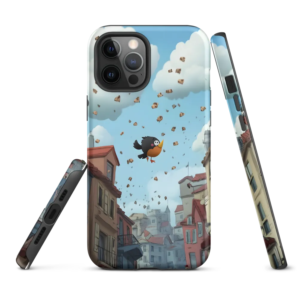 A Whimsical Flight Through Bread and Sky