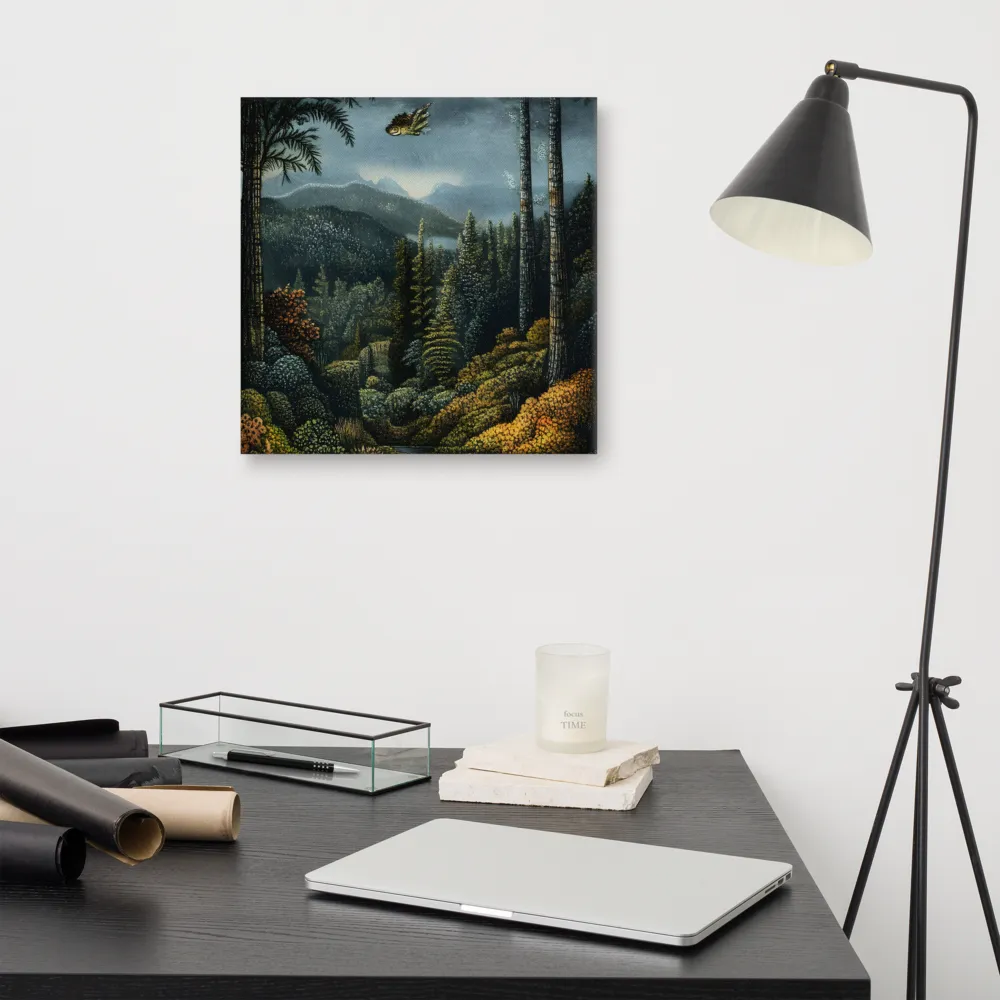 Whispers of the Enchanted Forest | Canvas | 16″×16″