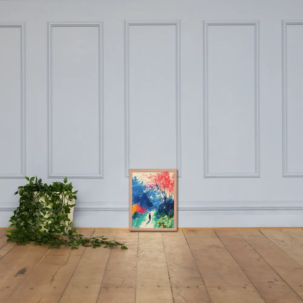 Whispers of Tranquility | Poster with Red oak Frame | 12″×16″