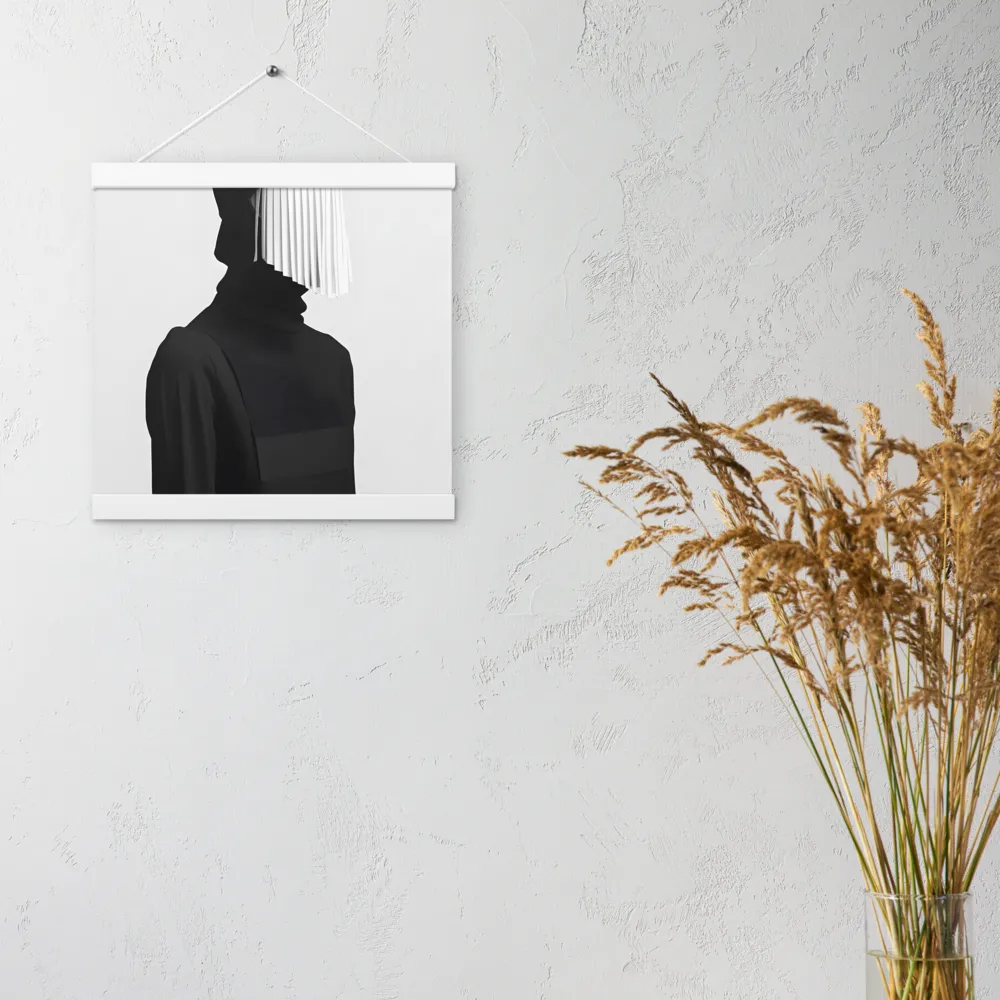 Veil of Mystery | Poster With White Wood Hanger | 12″×12″