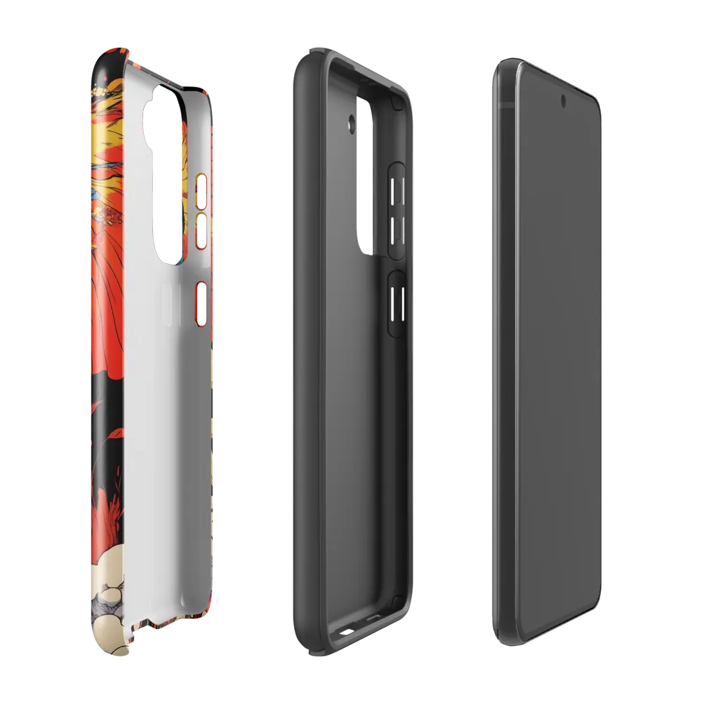 Majesty of the Floral Elephant | Phone Case |  S21 FE | Tough Case | Glossy