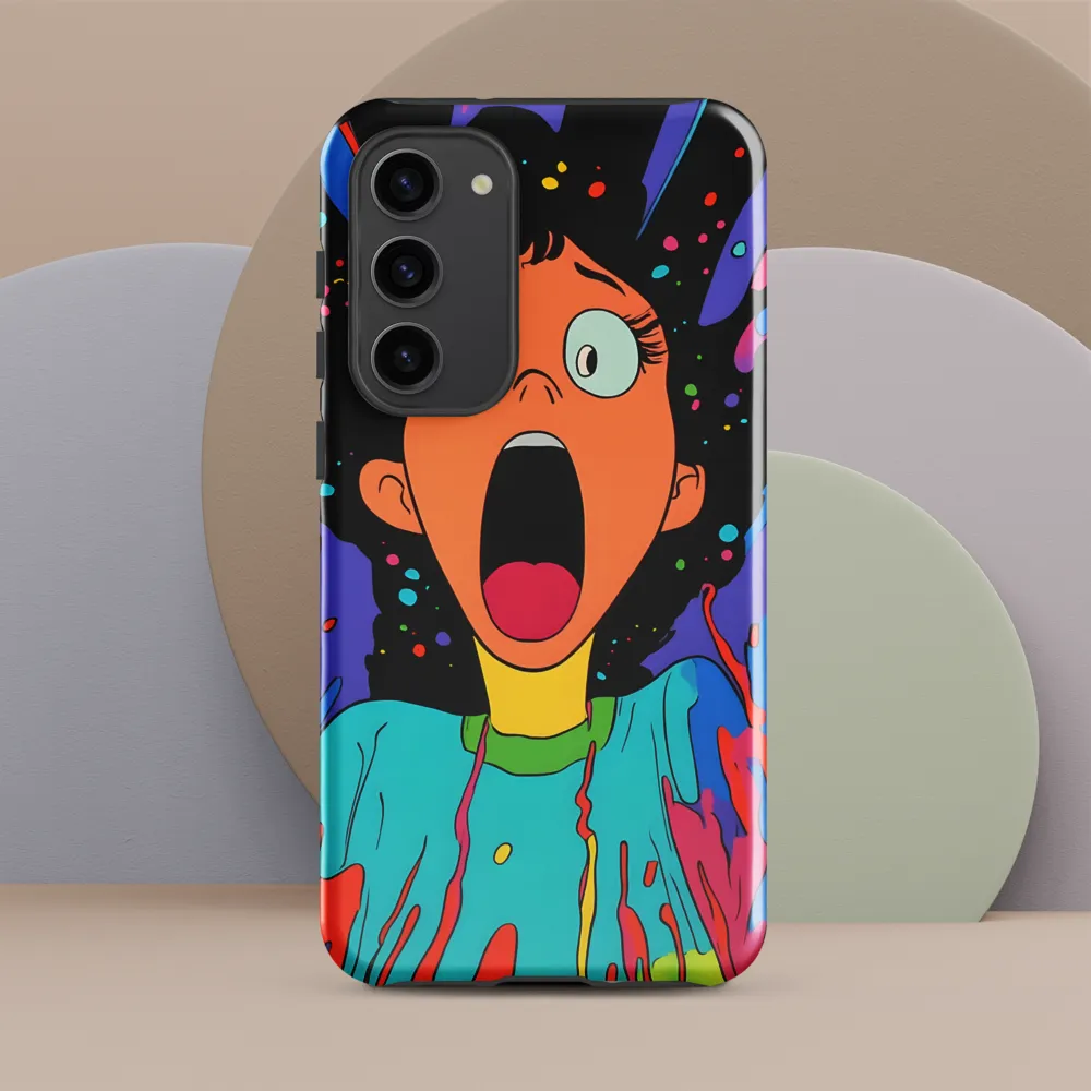 Eruption of Emotion | Phone Case |  S23 Plus | Tough Case | Glossy