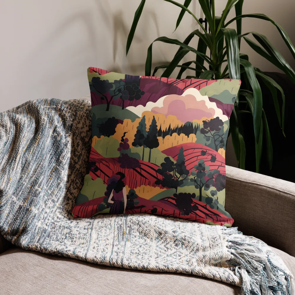 Harmonious Landscapes | Pillow | 22″×22″