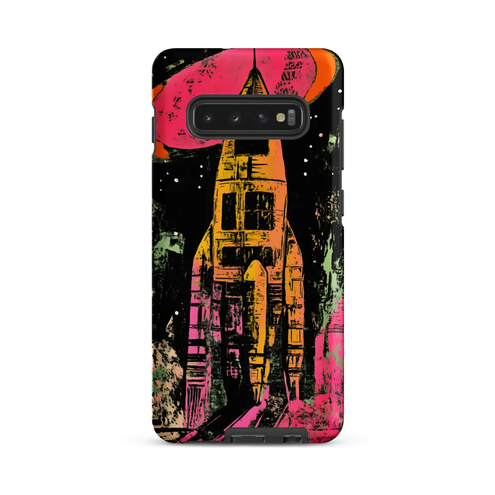 Cosmic Voyage: A Surreal Rocket Adventure