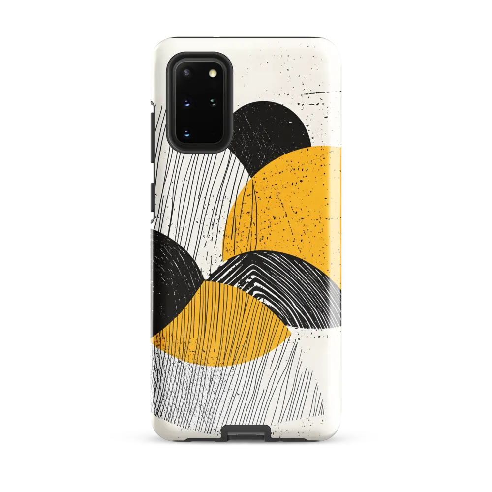 Dynamic Harmony in Black and Yellow