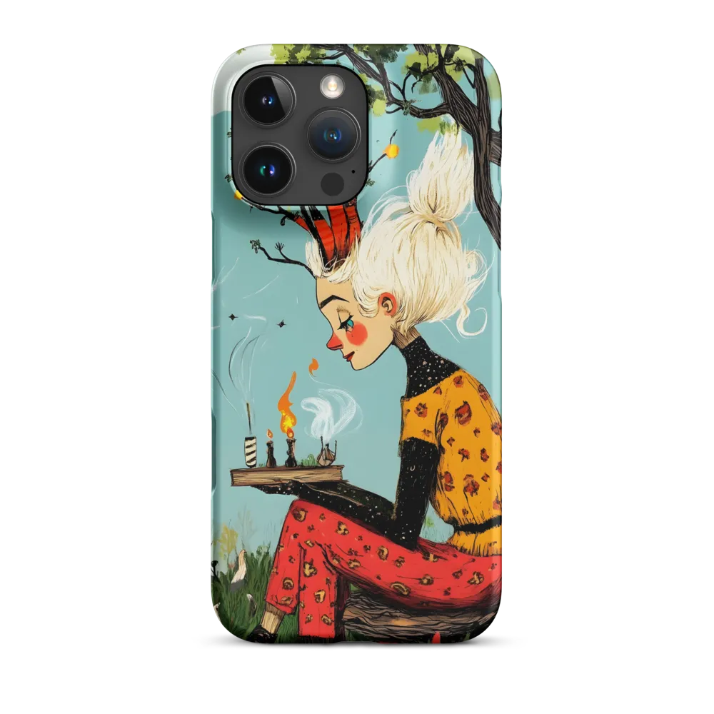 Whimsical Nature Girl | Phone Case |  16 Pro Max | Snap Case | Matte