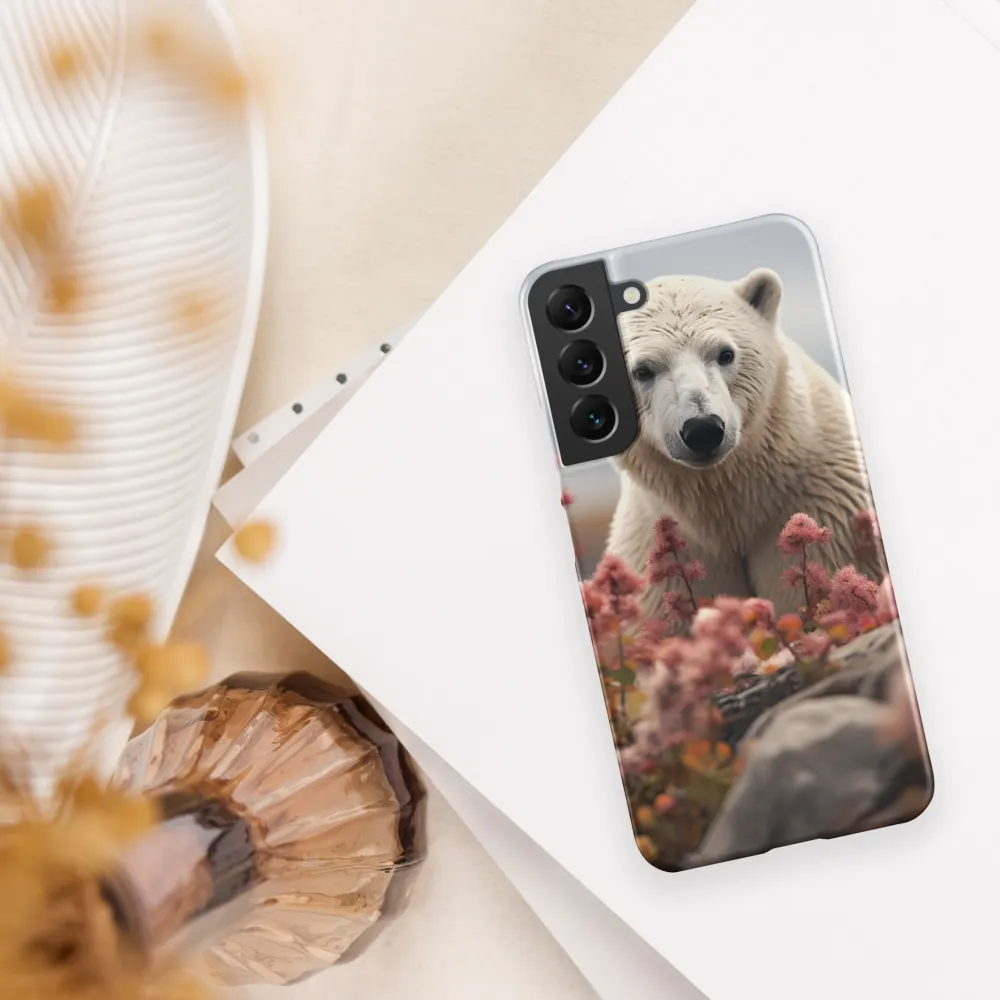 Curiosity Among Blooms: The Polar Bear
