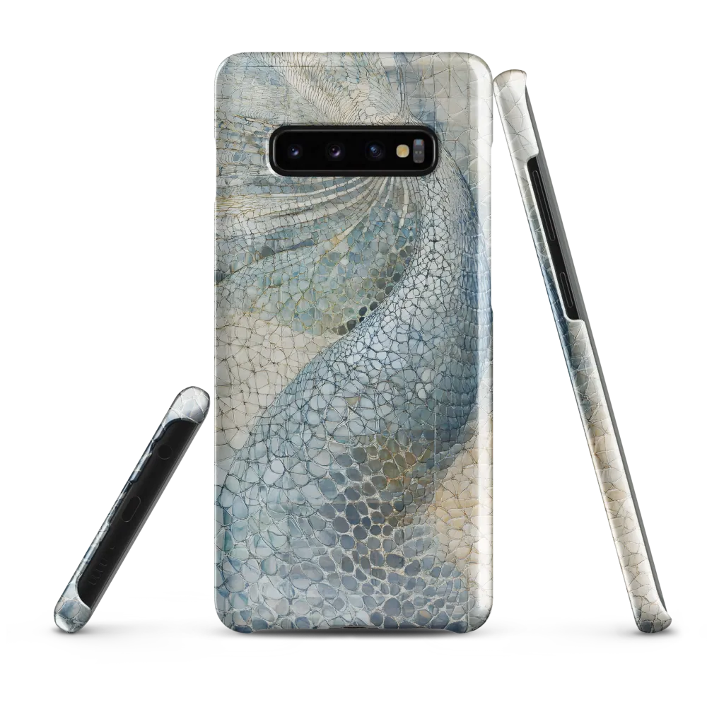 Fluid Geometry: A Dance of Patterns | Phone Case |  S10 Plus | Snap Case | Glossy