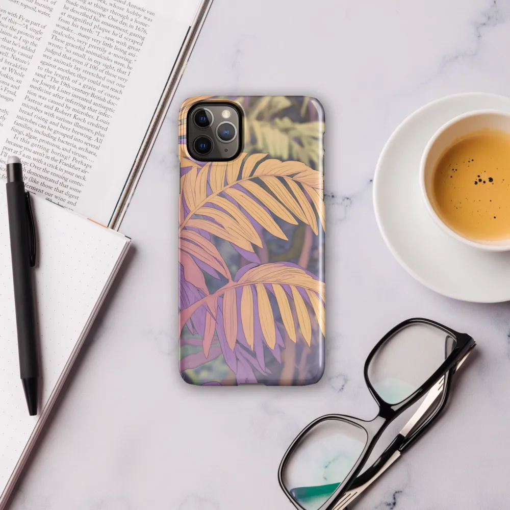 Harmonious Leaves in Digital Twilight | Phone Case |  11 Pro Max | Snap Case | Glossy