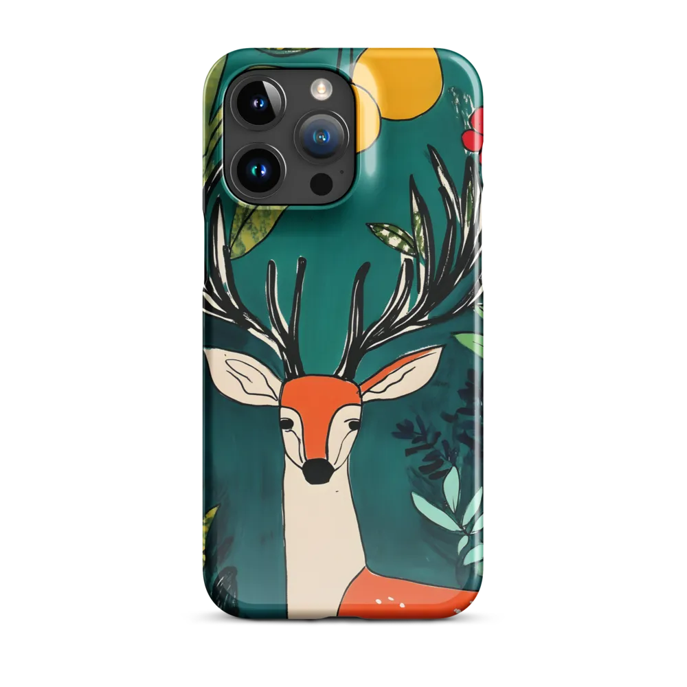 Nature's Embrace: The Majestic Deer | Phone Case |  15 Pro Max | Snap Case | Glossy