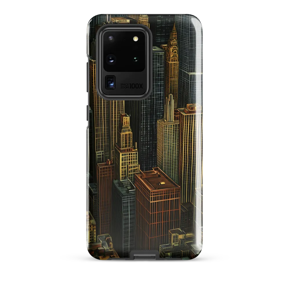 Urban Elegance: A Golden Cityscape