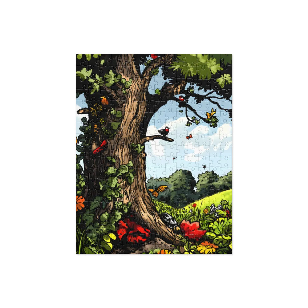 Harmony in Nature: The Invincible Tree | Jigsaw Puzzle | 252/520 pieces