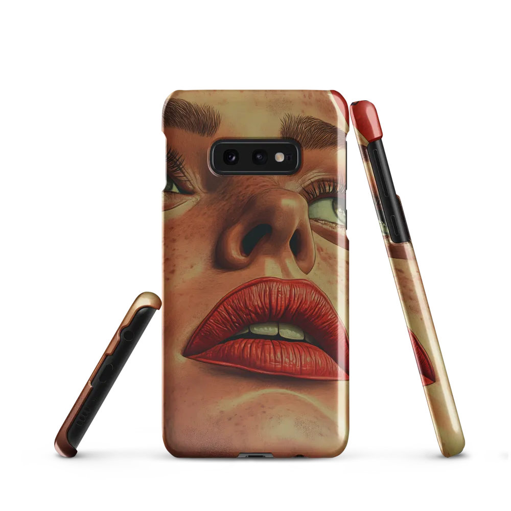 Red Intensity: A Portrait of Elegance