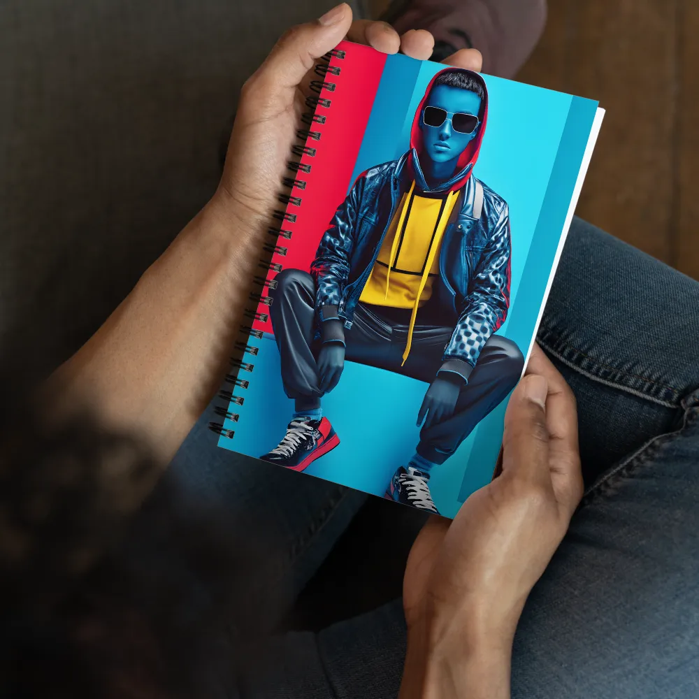 Chroma Cool: A Modern Fashion Statement | Spiral Notebook